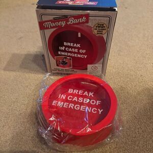 Emergency Money Bank *New, Open Box*